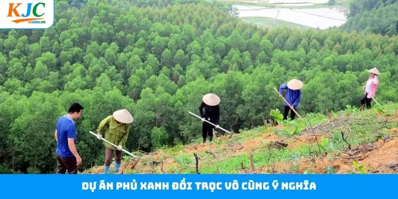 Dự án phủ xanh đồi trọc vô cùng ý nghĩa
