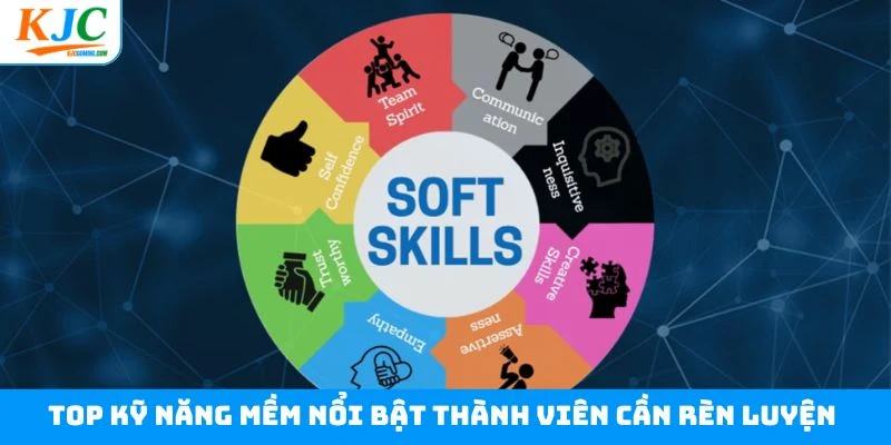 Top những kỹ năng mềm nổi bật thành viên cần rèn luyện 