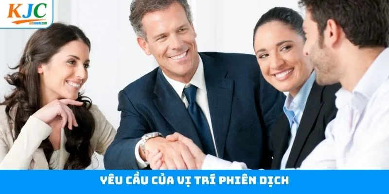 Chứng chỉ chuyên môn dành cho vị trí phiên dịch