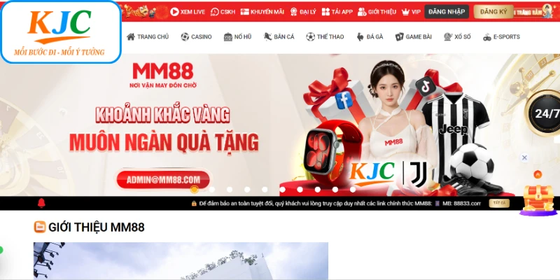 MM88 đánh dấu bước ngoặt của KJC